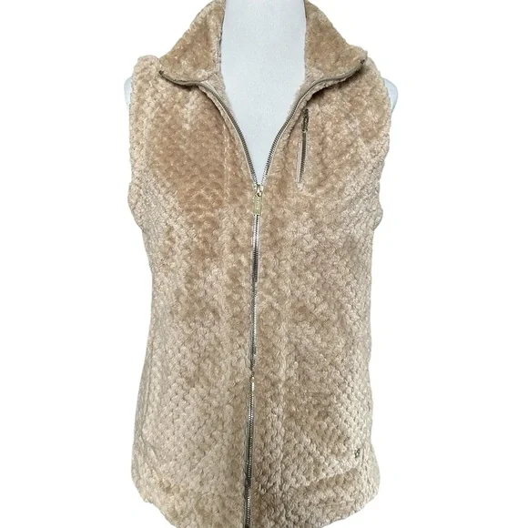 Calvin Klein teddy bear plush vest - Picture 2 of 10